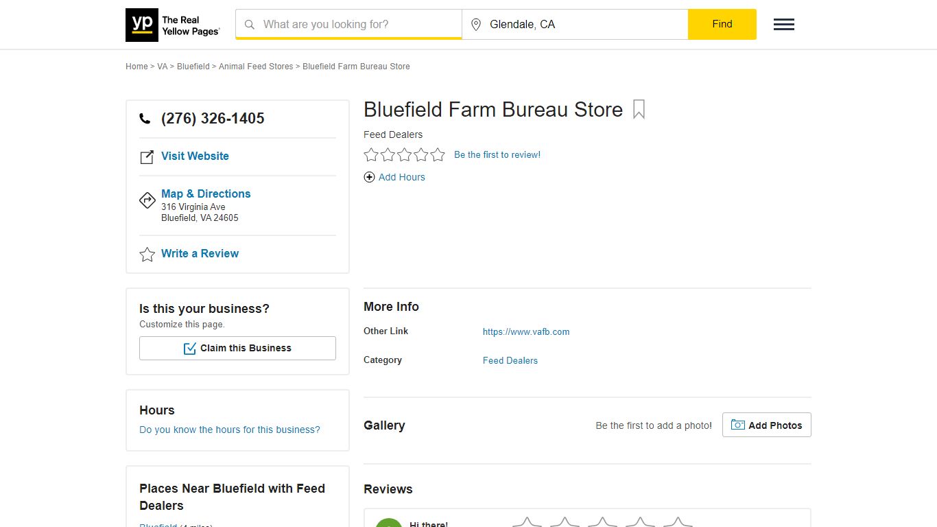 Bluefield Farm Bureau Store in Bluefield , VA - YP.com